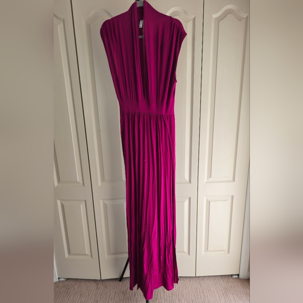 Vibrant Pink Maxi Dress